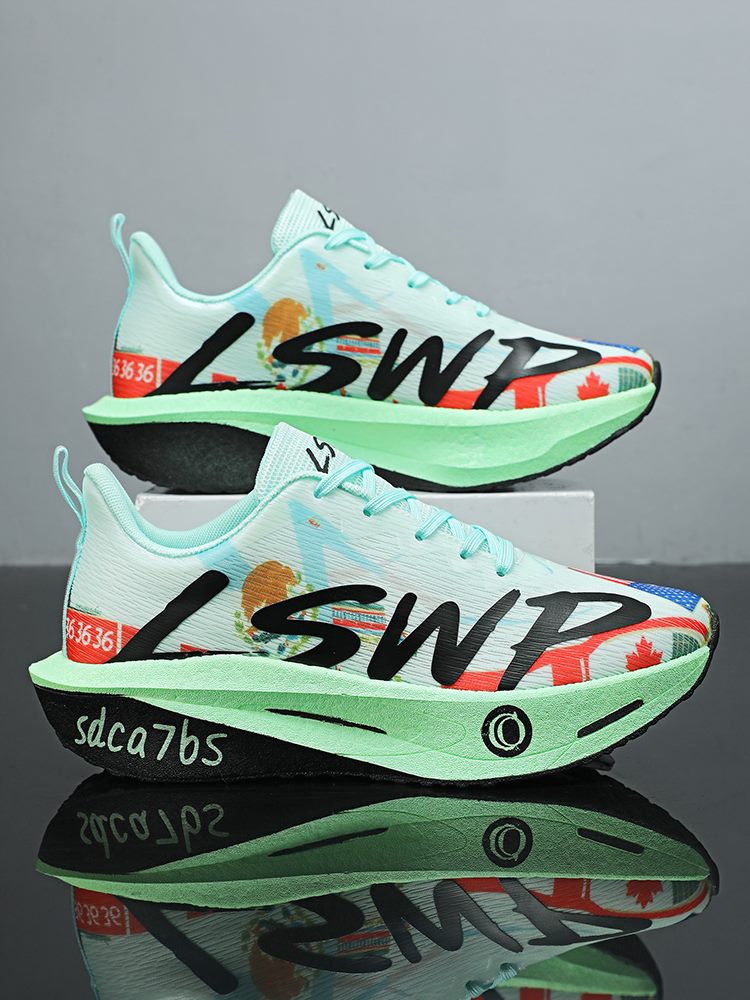 Graphic Print Platform Running Shoe, model M26013, supplied view 5