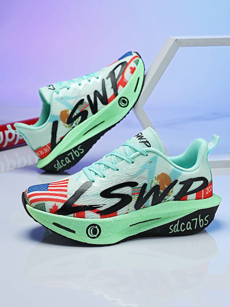 Graphic Print Platform Running Shoe, model M26013, supplied view 8