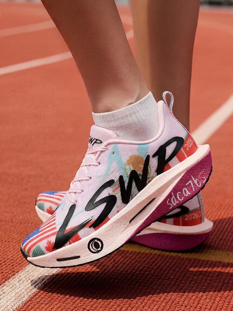 Graphic Print Platform Running Shoe, model M26013, supplied view 9