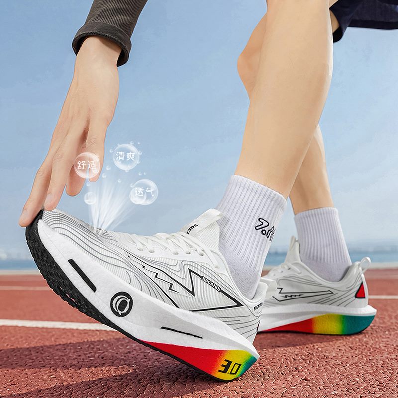 Gradient Sole Mesh Running Shoe, model M26018, supplied view 4