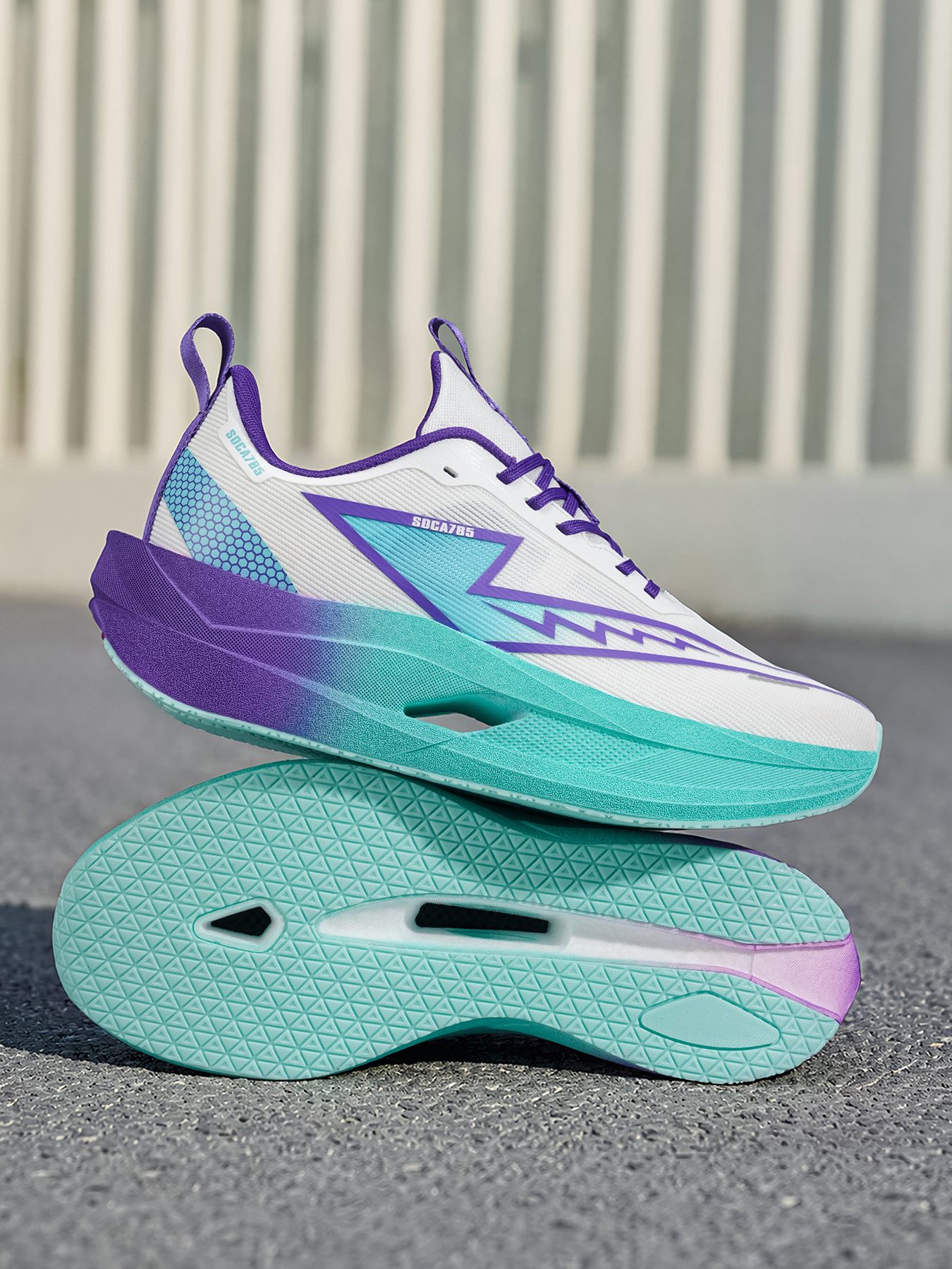 Multi-Color Thick-Sole Road Trainer, model M26023, supplied view 5