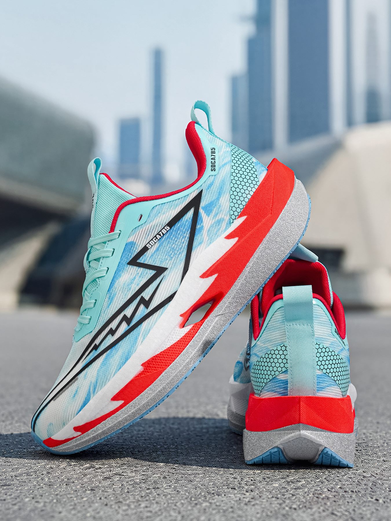 Multi-Color Thick-Sole Road Trainer, model M26023, supplied view 7