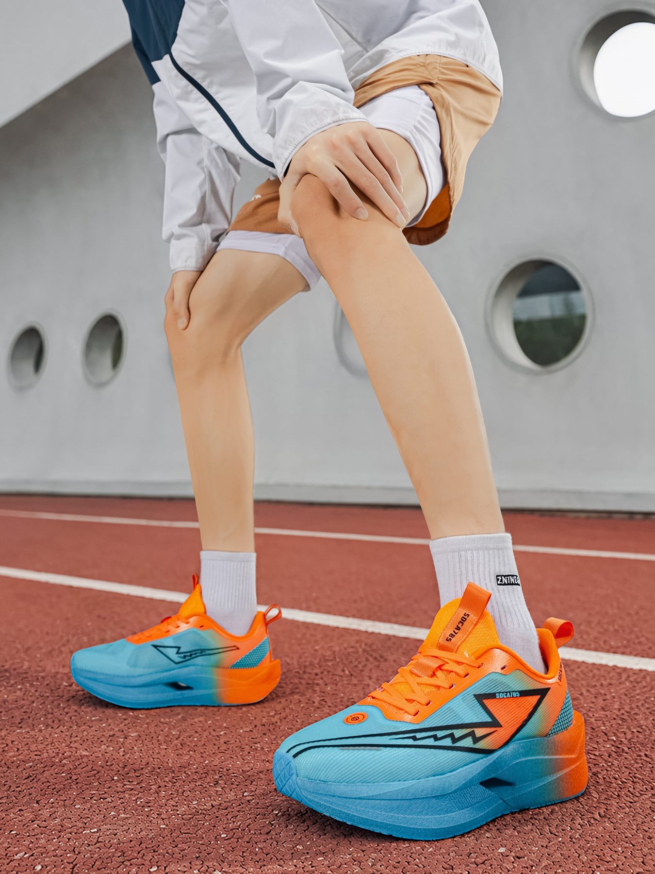 Multi-Color Thick-Sole Road Trainer, model M26023, supplied view 9
